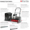 Cobra Fortis 17B 43cm / 17" Self-Propelled Petrol Cylinder Lawn Mower - COFORTIS17B