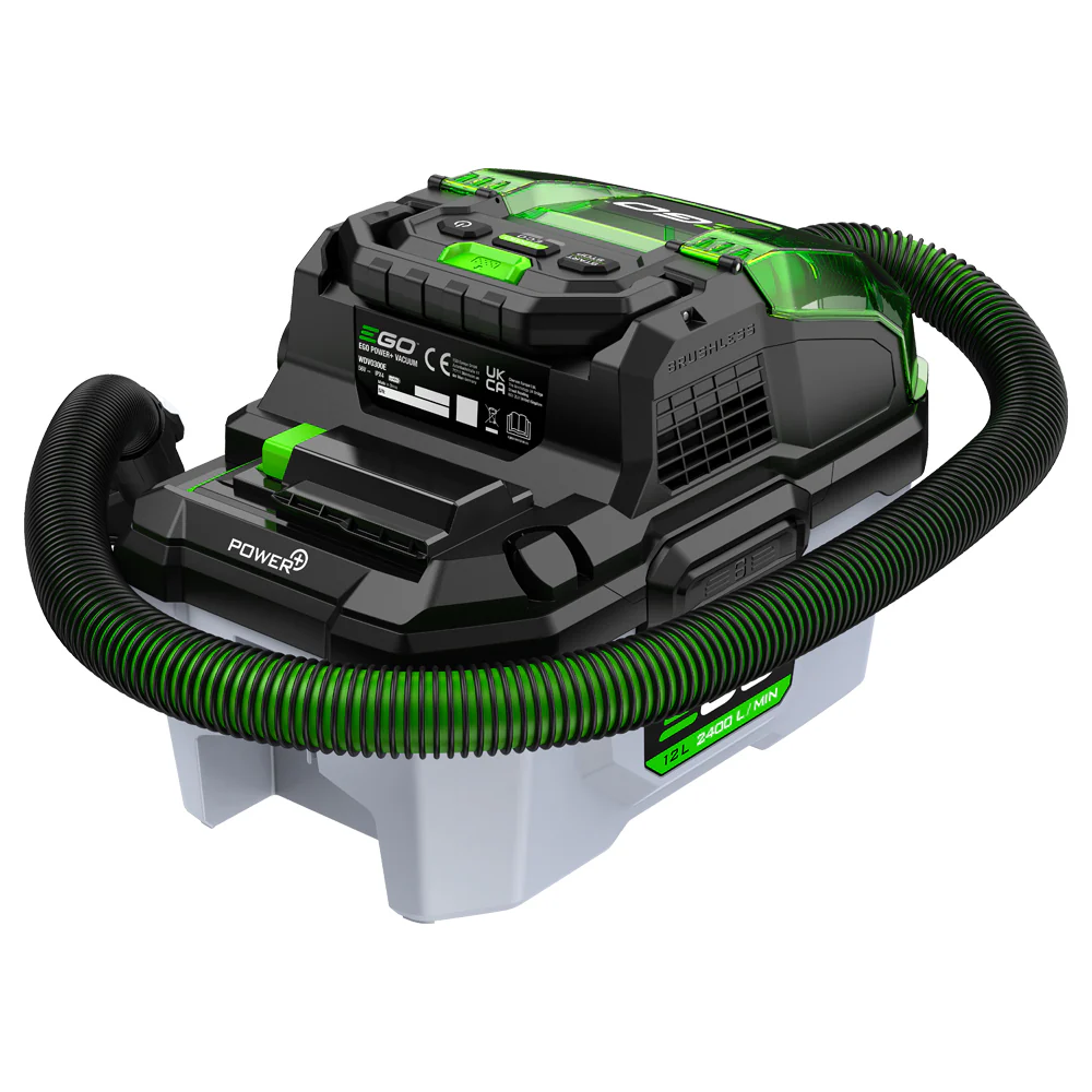 EGO 56V Compact Wet & Dry Vacuum Cleaner Tool Only – WDV0300E EGO 56V Compact Wet & Dry Vacuum Cleaner Tool Only – WDV0300E