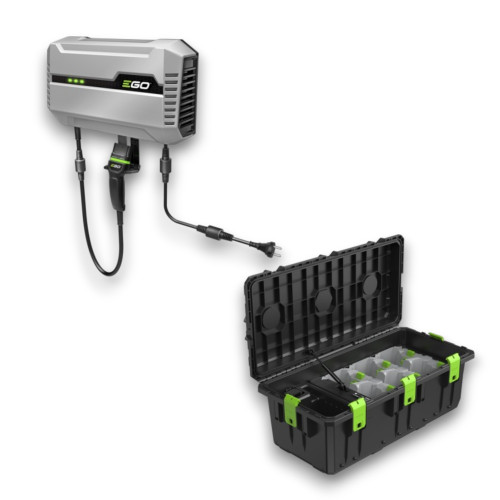 EGO 56V Multi-Port Charging Case & 1600W Charger Kit – CHU6000 + CHV1600E