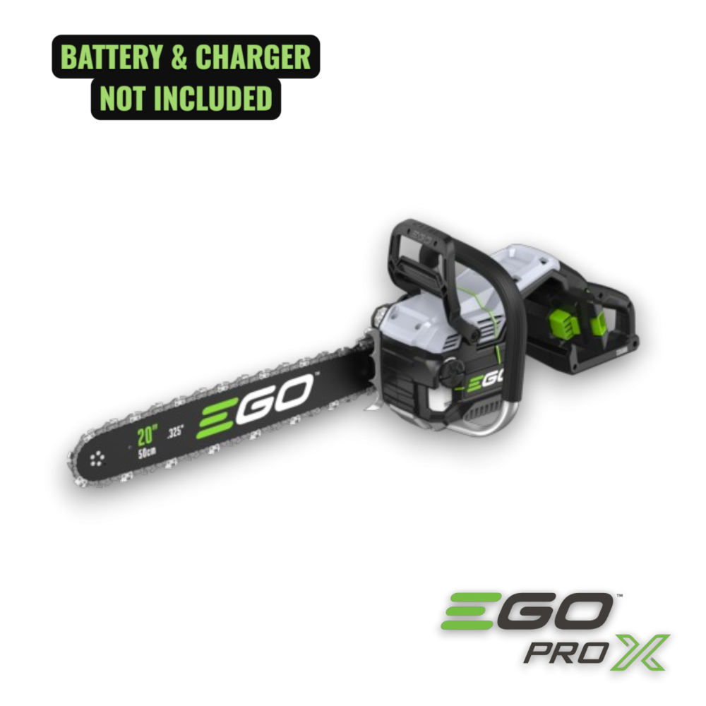 EGO Pro X 50cm 56V Cordless Rear Handle Chainsaw Tool Only – CSX5000 EGO Pro X 50cm 56V Cordless Rear Handle Chainsaw Tool Only – CSX5000